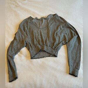 Free People grey long sleeve